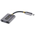 Startech.Com USBC Headphone Splitter USB Type C Dual Headset Adapter wMic USB C to 35mm USBC-AUDIO-SPLITTER